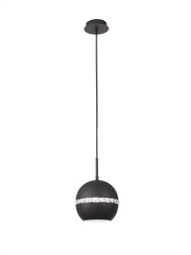 Andrea Graphite Crystal Ceiling Lights Diyas Single Crystal Pendants Andrea Graphite Crystal Ceiling Lights Diyas Single Crystal Pendants